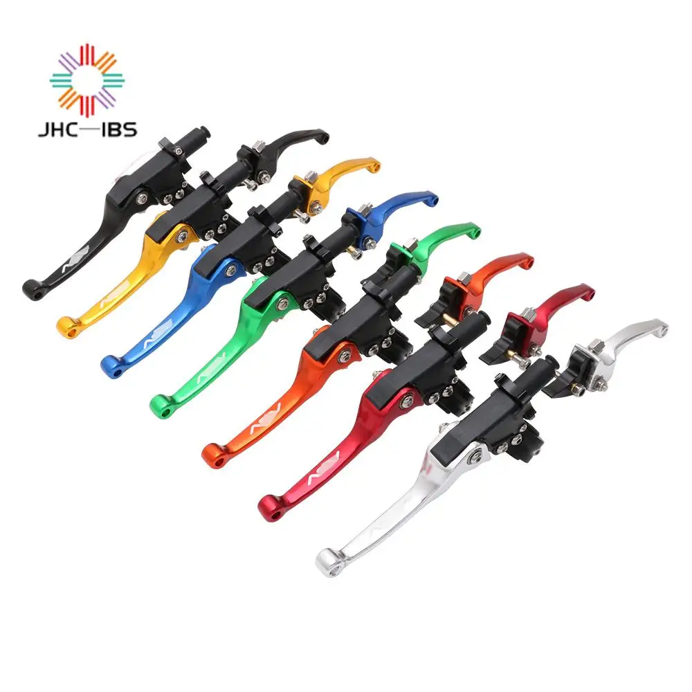 

ASV F3 2nd Short Alloy Brake Clutch lever for Motocross Motorcycle Pitbike Dirt Pit Bike Universal Patrs Red Orange