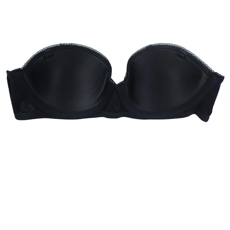 Women's Organic Cotton Lingerie Soft push up bra half cup Thin Padded underwear with Removable strap