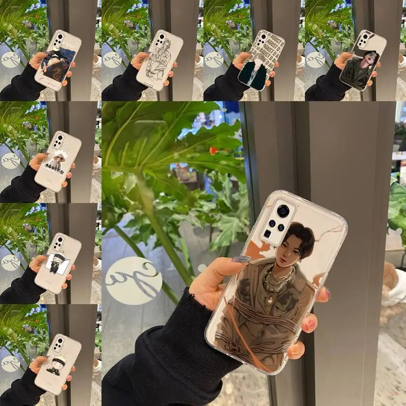 

Agust D suga Phone Case Transparent For VIVO NEX V Z Y X 17 15 11 9 6 5 3 1 i S MAX PRO X 20SE Soft TPU Mobile bags