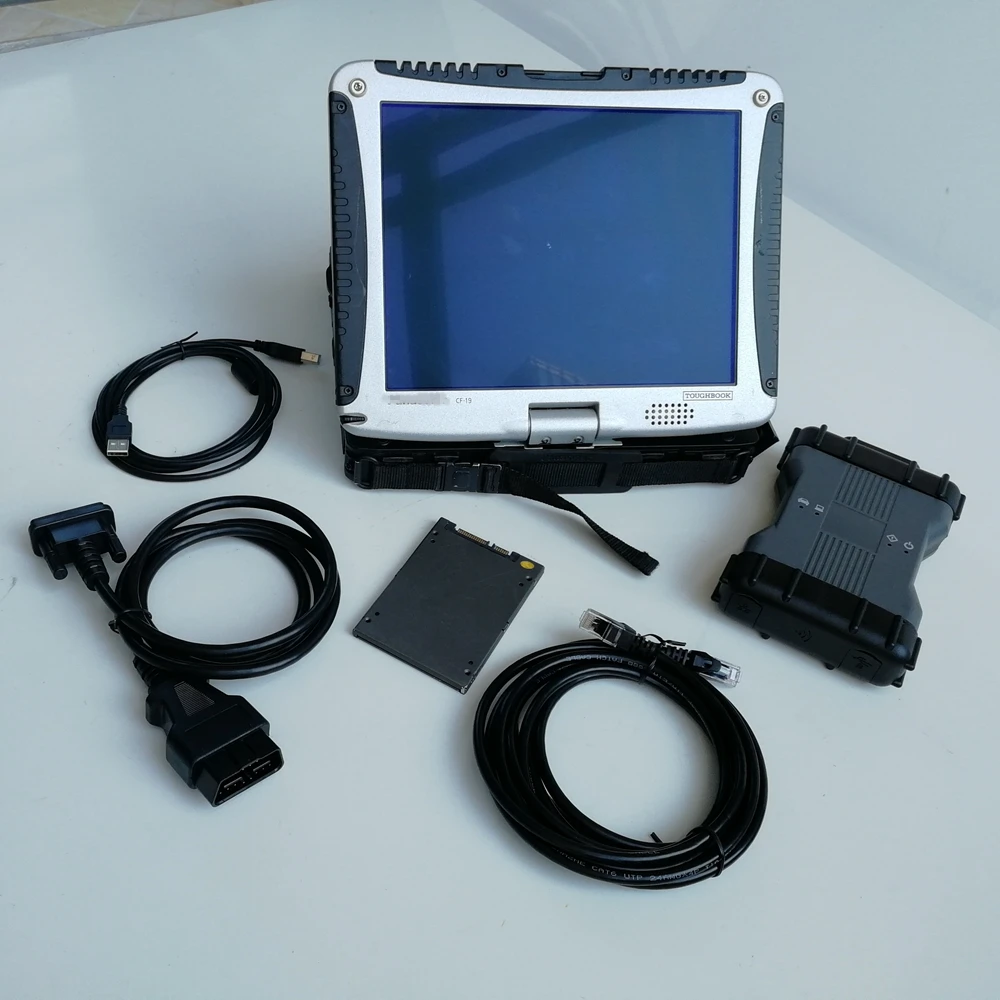 Полный набор MB Star C6 SD c6 X-entry DOIP используемый ноутбук CF19 OBD2 Диагностический