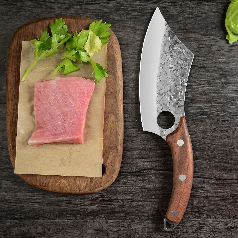 

Походный нож XYJ для обвалки, 6,5 дюйма, нож шеф-повара из нержавеющей стали для нарезки кусочков, ножи для рыбалки, для убоя, нож для мясника, ре...