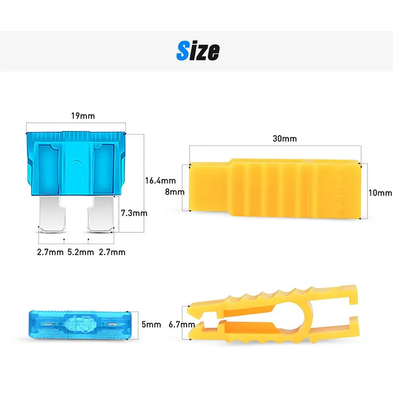 120 шт. набор предохранителей для автомобилей и грузовиков 5/10/15/20/25/30A|Перемычки| |