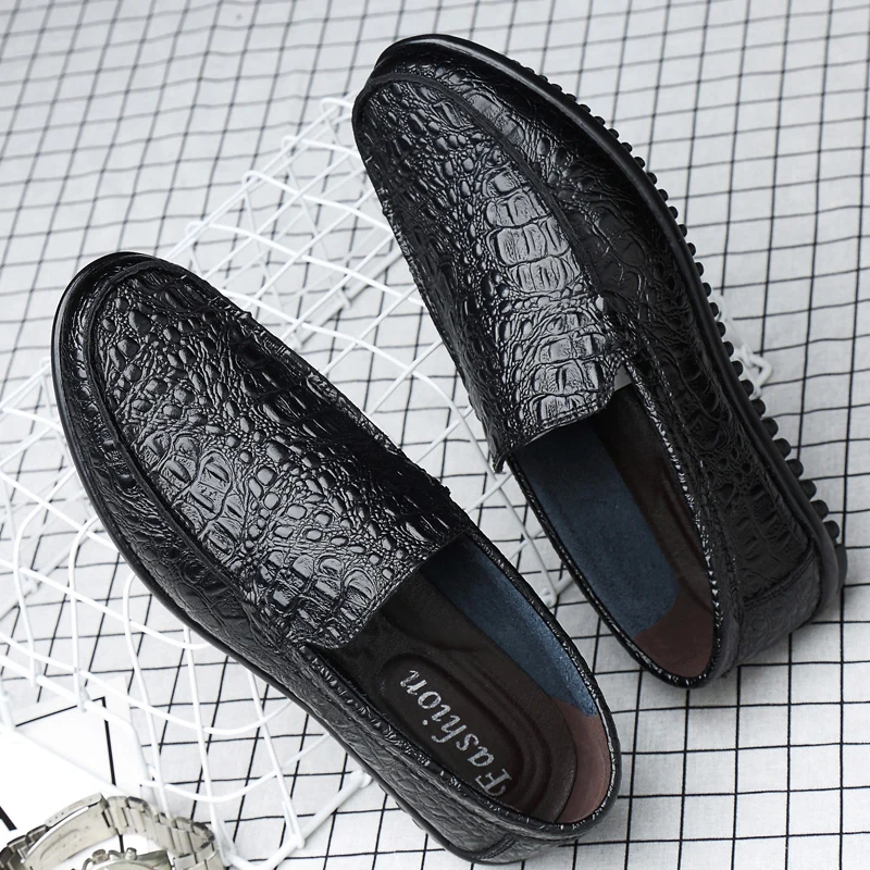 

Обувь из натуральной кожи; Новинка 2020 года; деловая мужская повседневная обувь; удобная мужская обувь; модные мужские лоферы; люксовый бренд...