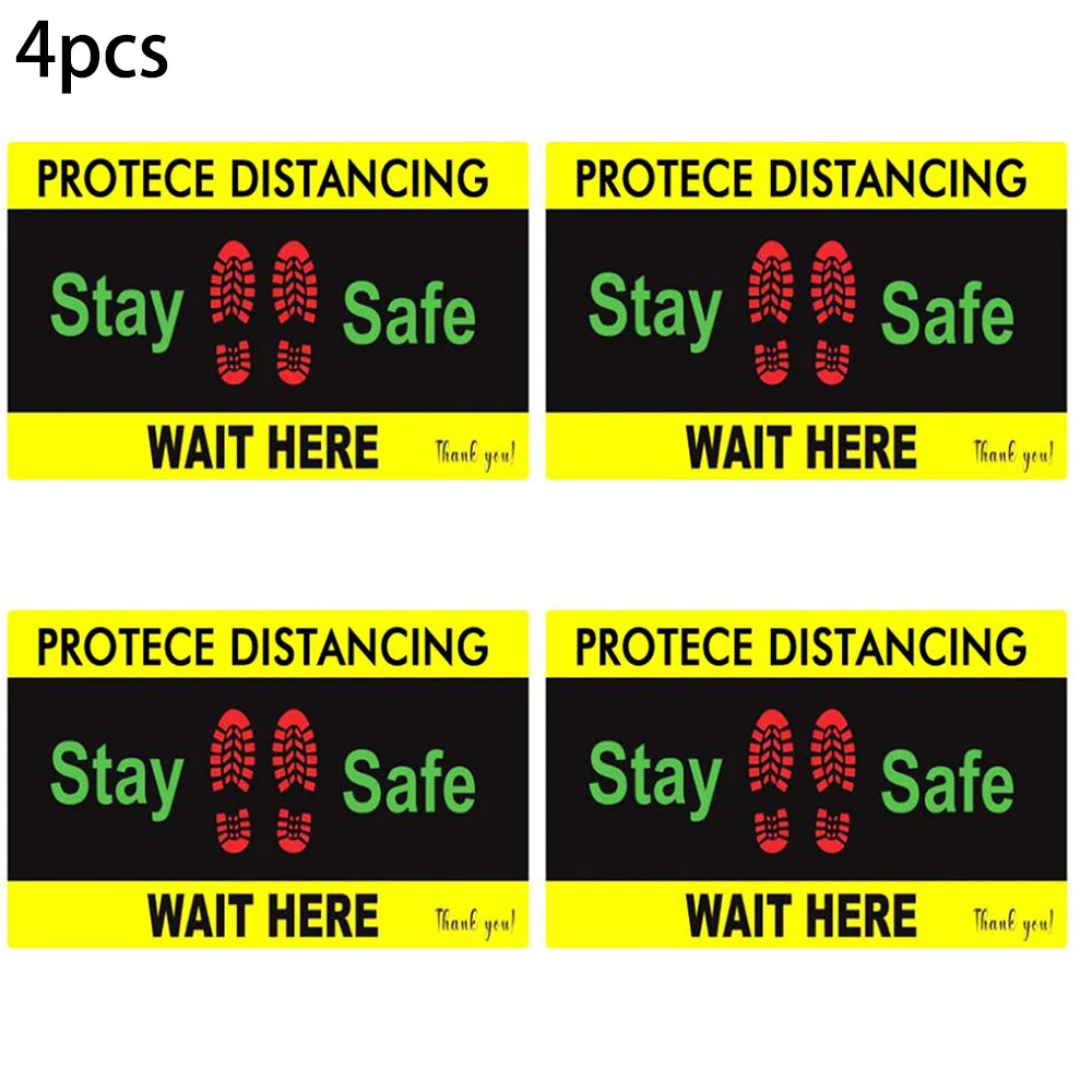 4 шт. 45 7*30 5 см наклейки для заземления людей с дистанционным управлением
