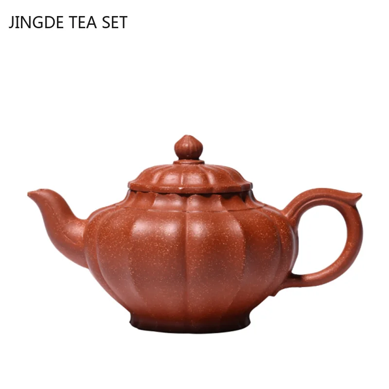 

Traditional Yixing Purple Clay Tea Pot Raw Ore Slope Mud Handmade Teapot Boutique Beauty Kettle Tea Ceremony Accessories 260ml
