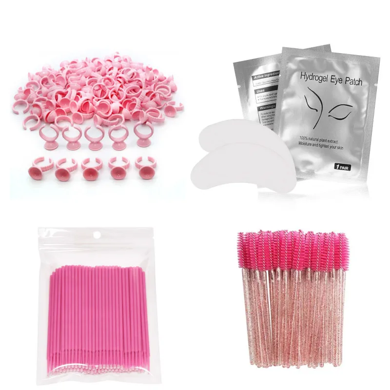 

Glitter Mascara Wands Mini Eyelash Custom Crystal Rhinestone Lash Brush Glue Rings Eyelash Extension Swab Cleaning Tools