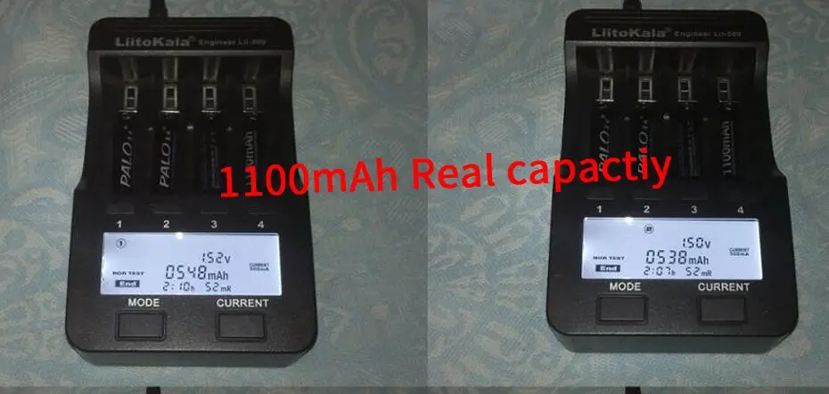 PALO 4 шт./лот 1,2 в AAA 1100 мАч ni-mh аккумуляторная батарея с 1800 циклом аккумуляторных батарей для микрофона