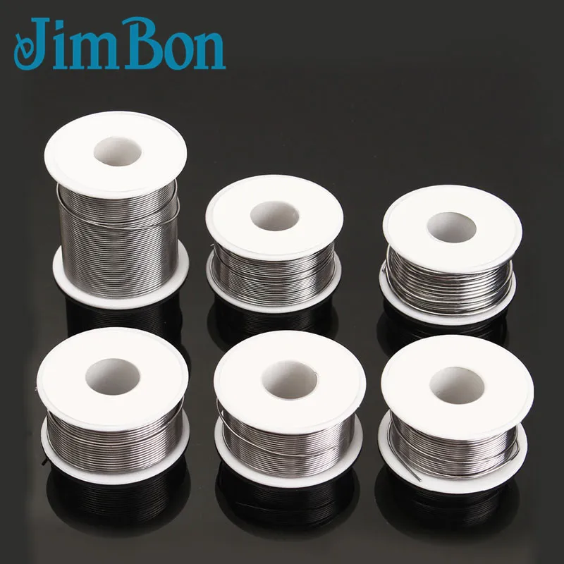 Jimbon1 мм 1 2 50 г 100 паяльник припой проволока 63/37 оловянный свинцовый флюс для