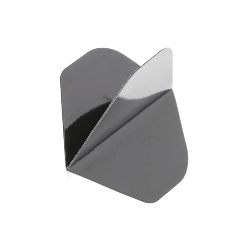 

30 Pcs High Quality Simple Pure Black PET Dart Flights E56D
