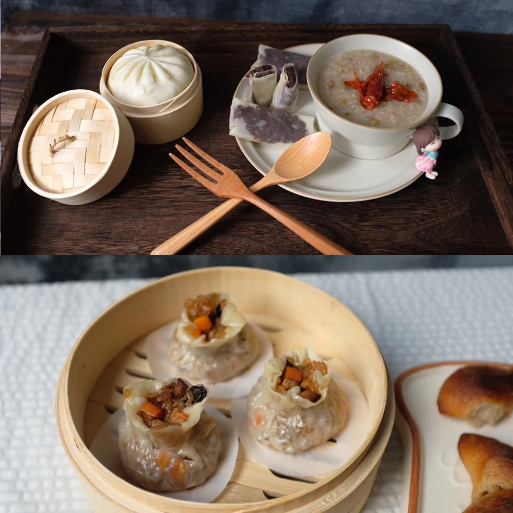 Бамбуковый отпариватель для булочек ручной работы пельмени рисовый десерт дома