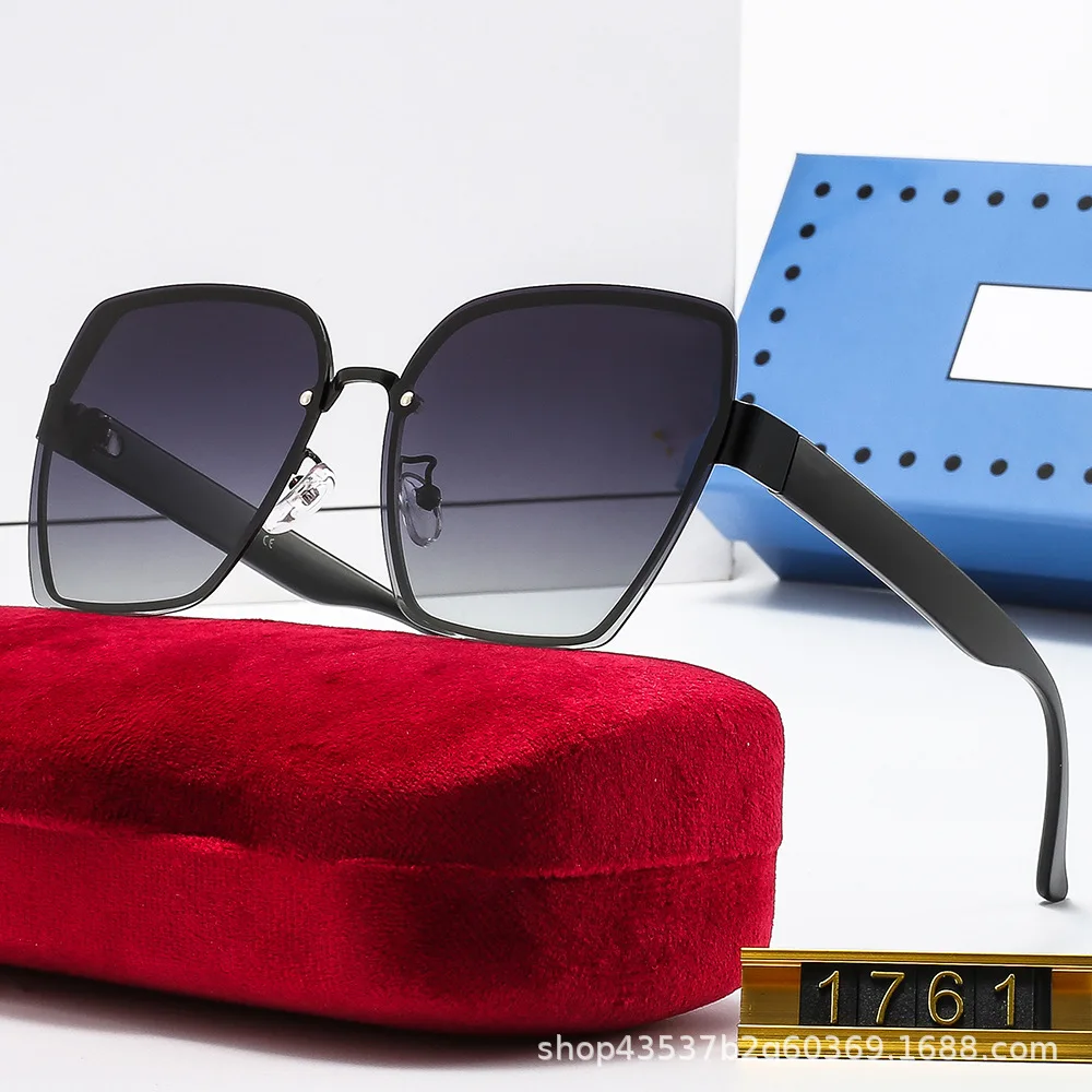

Designer Original Brand G Oversized Frame Gradient Sunglasses Women Men Polarized Sun Glasses Fashion Europe Vintage Eyewear