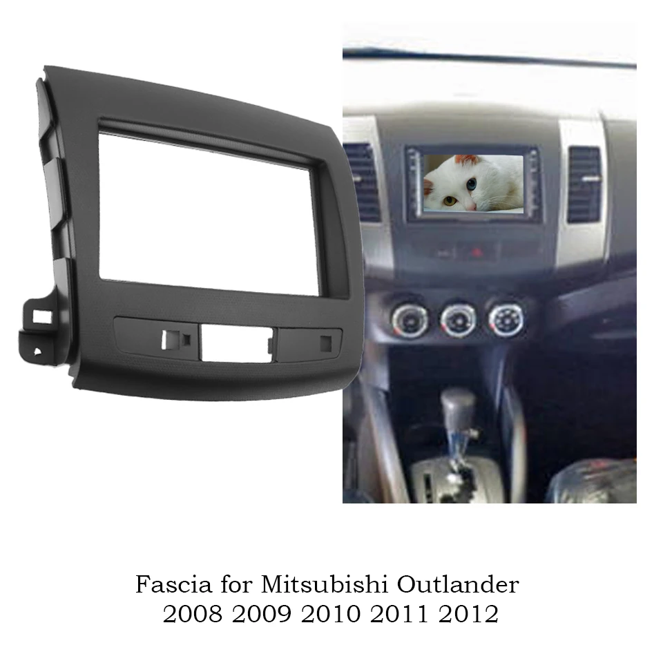 

Автомагнитола 2DIN, панель Fascia Для Mitsubishi Outlander 2008-2012, комплект для установки стереорамы DVD