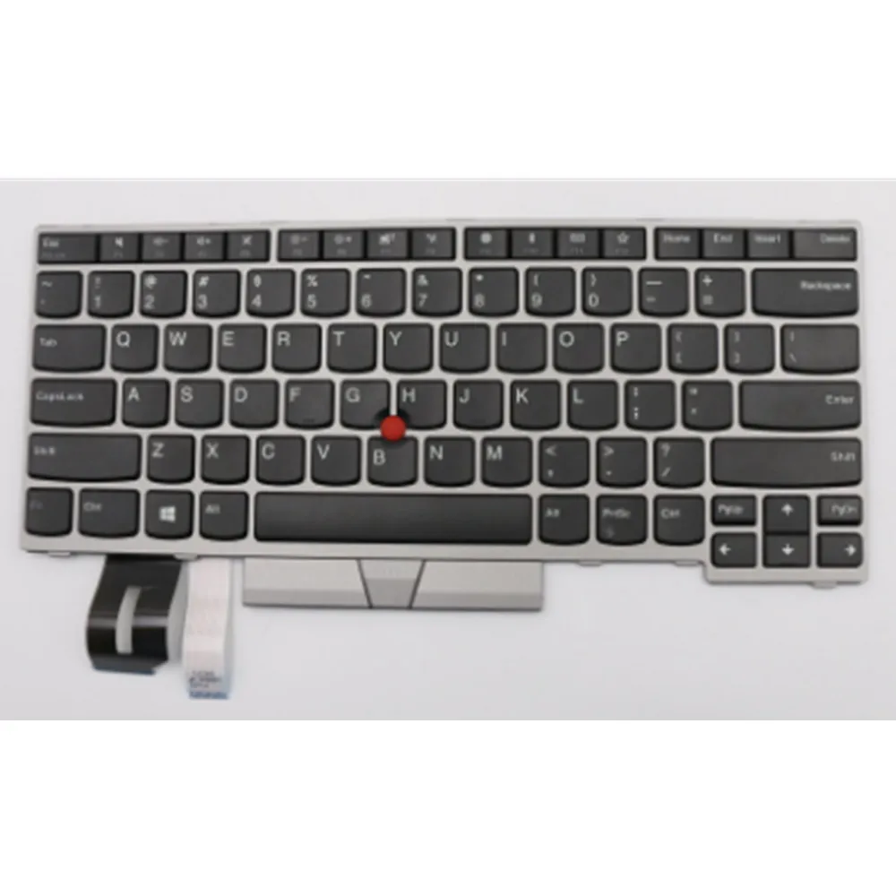 Applicable to Lenovo ThinkPad  T480S E480 L380 L380 Yoga L390 US English Keyboard No Backlit Teclado FRU 01YN300 01YN380