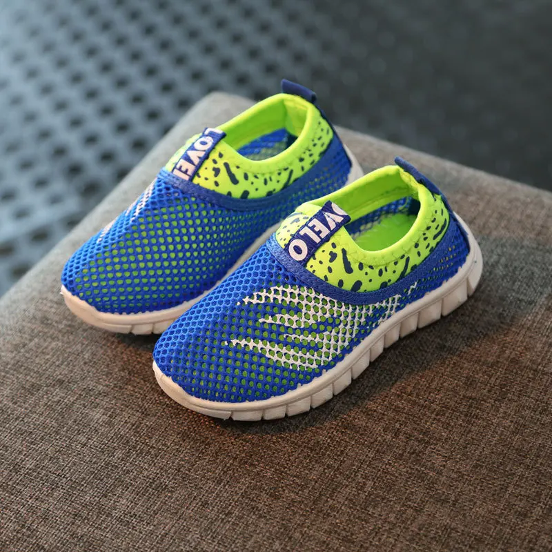 

Кроссовки Детские сетчатые Нескользящие, дышащие сандалии для дома и улицы, плоская подошва, повседневные, лето 2020