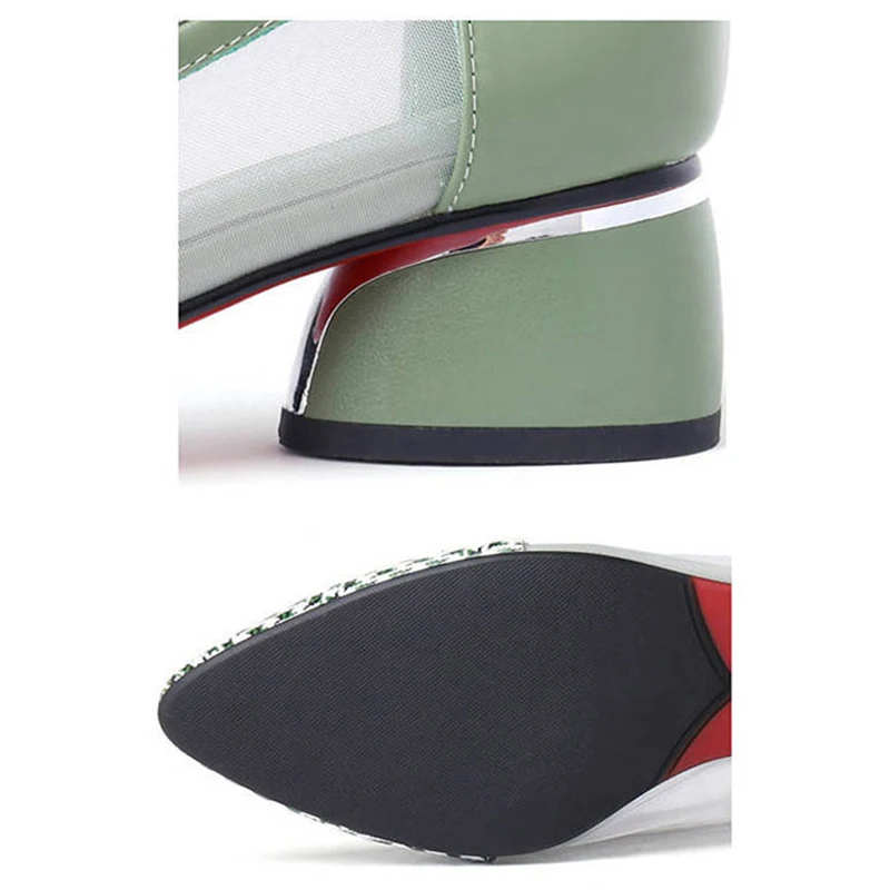 

Akexiya 2021 New Fashion High Heels Dress Shoes Pattern Pumps Women Pointed Toe Comfortable Office Shoe Ladies Zapatos Mujer