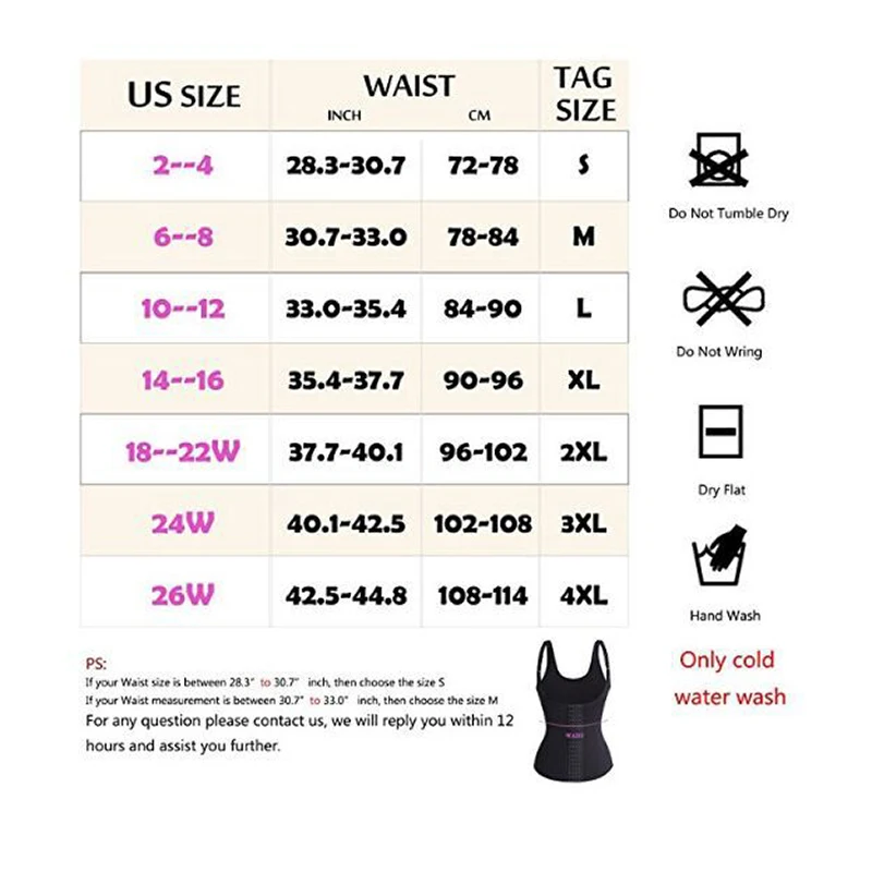 tummy tucker for women Waist Trainer Sauna Vest Tummy Belly  Body Shaper Waist Cincher Corset Adjustable Strap Zipper Hook Shapewear Women Corset target shapewear