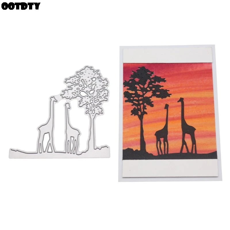 Жираф металлические режущие штампы трафарет для скрапбукинга &quotсделай сам&quot
