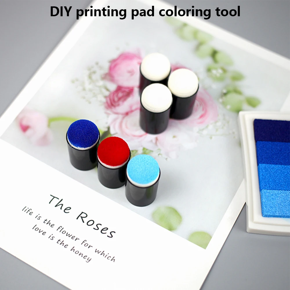 10 шт./20 штук/40 шт творческие Губка палец кисточки пены Пальчиковые краски ремесло