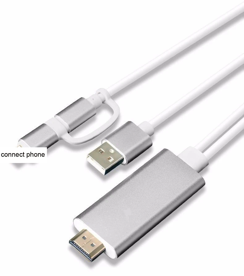 Универсальный кабель HDMI видеоадаптер для телефона на ТВ зарядное устройство SAMSUNG