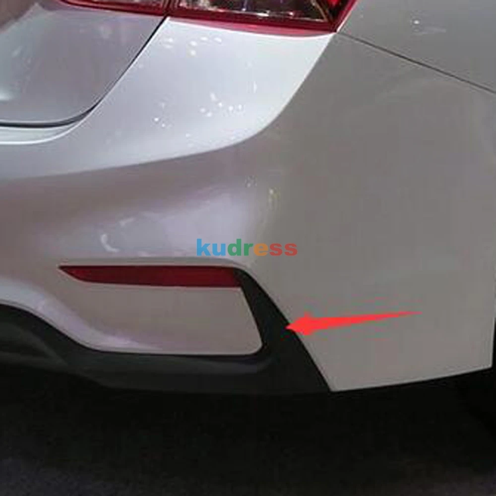 Для hyundai Verna Solaris Accent- 5th внешний задний противотуманный светильник, противотуманный светильник, лампа для бровей, крышка для век, аксессуары для украшения