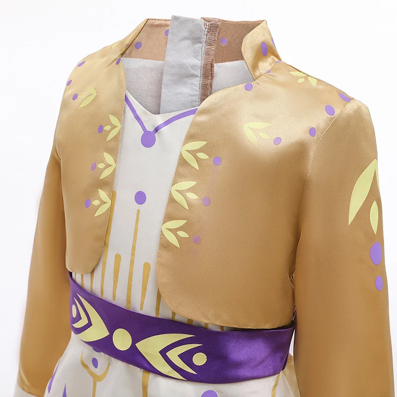 

Girls Cosplay Clothing Princess Elsa Anna Party Dress Vestidos Girls Snow Queen 2 Birthday Elza Kids Costumes 6 8 10 12 14 Years