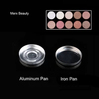 26mm round aluminum press pan for eyeshadow blush palette magnetic press pan 100packslot merx beauty brand
