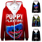 Толстовка с капюшоном на молнии для мальчиков и девочек