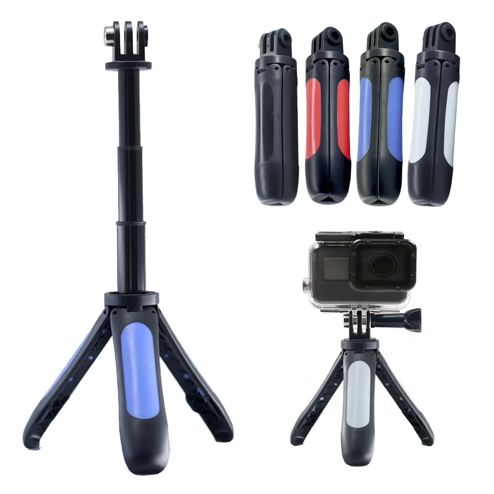 For Hero 5/6 Xiaoyi 4k Sports Cameras Mini Extended Tripod Selfie Stick Pole Set | Электроника
