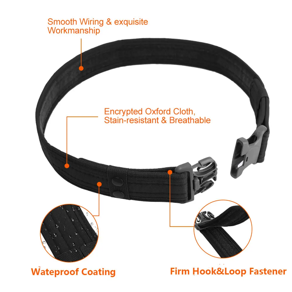 2 дюйма тактический пояс регулируемый Airsoft военный Спорт на открытом воздухе с