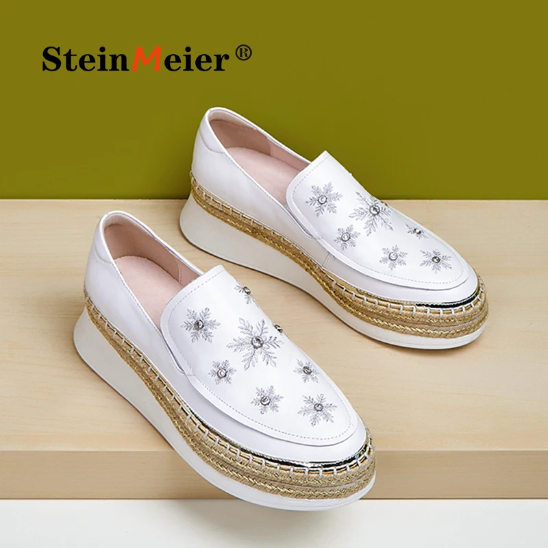 Steinmeier женская обувь из натуральной кожи Обувь на каждый день Классическая Сезон