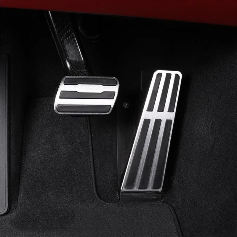 

Car styling Accessories Fuel Accelerator Brake Footrest Pedals Plate Pads Case For Porsche 718 911 Panamera Cayenne Macan