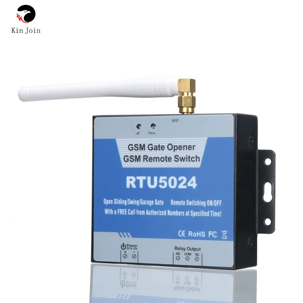 200 пользователей RTU5024 GSM реле открывания раздвижных ворот гаража дистанционное