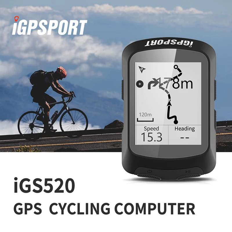 Велокомпьютер IGPSPORT IGS520 умный водонепроницаемый беспроводной Спидометр 2 3 дюйма