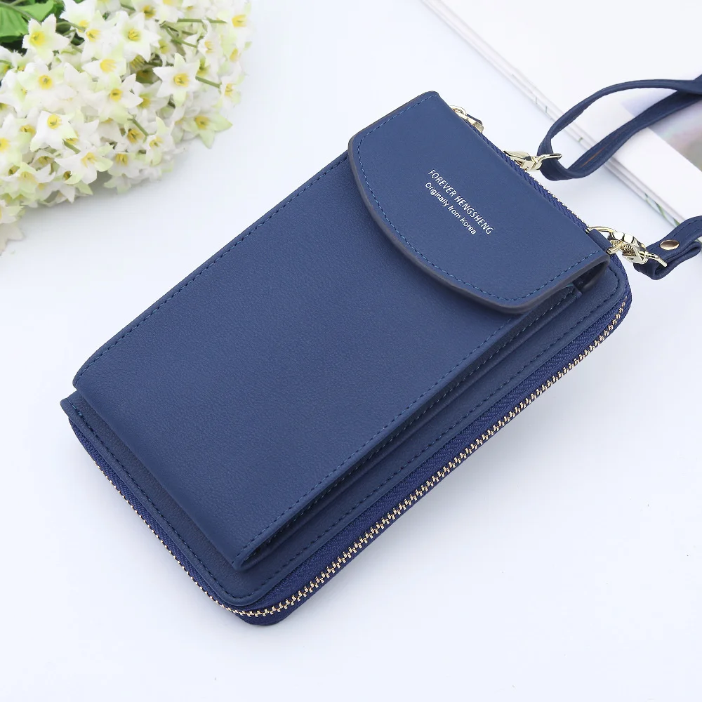 

New Women Long Wallet Shoulder Bag Female Wallets Clutch Lady Purse Zipper Phone Pocket Card Holder Ladies Carteras