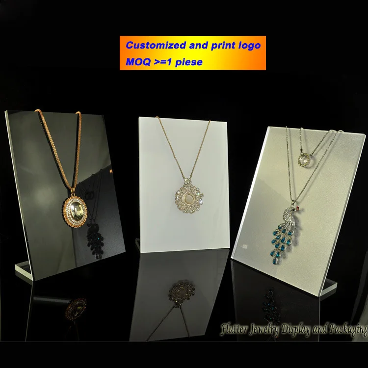 Высококачественная акриловая подставка для ожерелья подвеска демонстрации