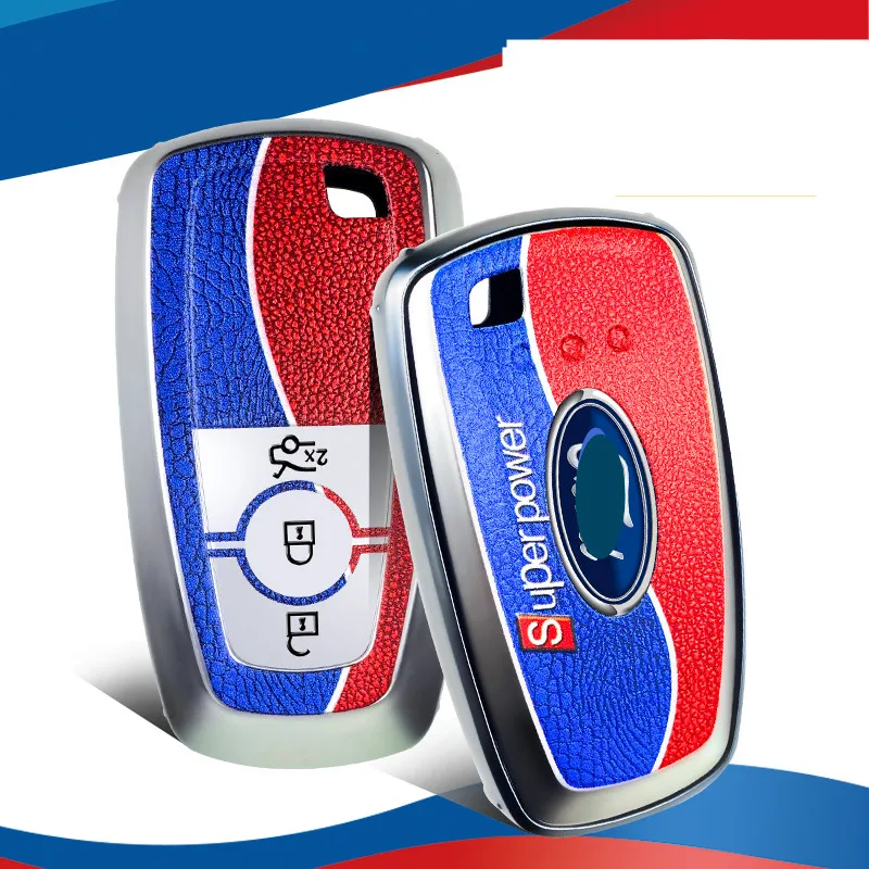 

Soft TPU Car Key Fob Cover Case Bag Shell For Ford Focus Edge Explorer Mondeo Escort Trurus Mustang Ranger Accessories Keychain