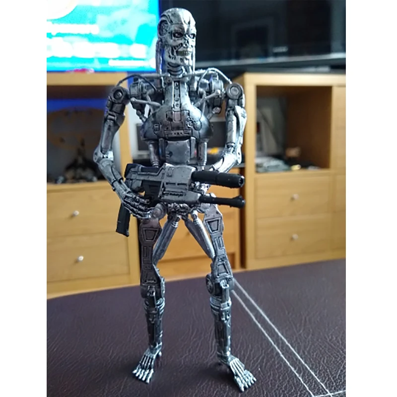 T-800 эндоскелет фигурку Фигурка Терминатора коллекционные модели игрушки куклы