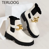 2022 winter warm ankle non slip fashion new women platform flats shoes gladiator snow boots casual designer goth chunky boots