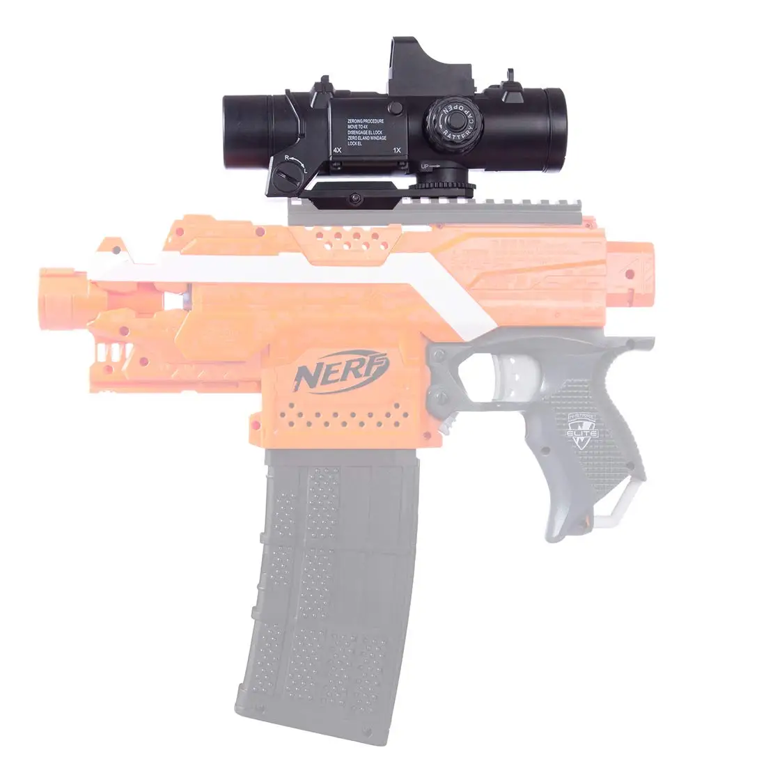 Обновленные моды для Nerf с прицеливаемым прицелом 6X 7 см рельсовым держателем