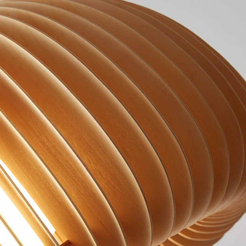 Винтажная ресторанная люстра японского стиля ретро для спальни, деревянная лампа искусства, творческое жилье, учебная среда, средневековая древняя тыква.