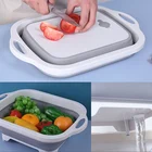 Многофункциональные портативные раковины, разделочная доска, многофункциональная дорожная Складная Раковина