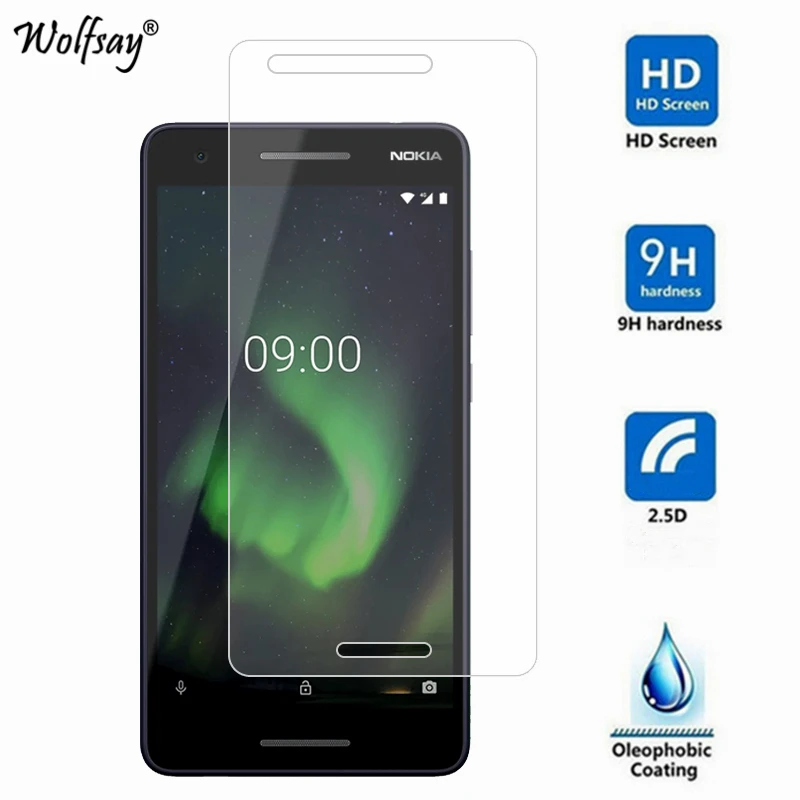 2pcs glass for nokia 2 1 2018 screen protector for nokia 2 2018 tempered glass for protective film for nokia 2 1 ta 1080 glass free global shipping