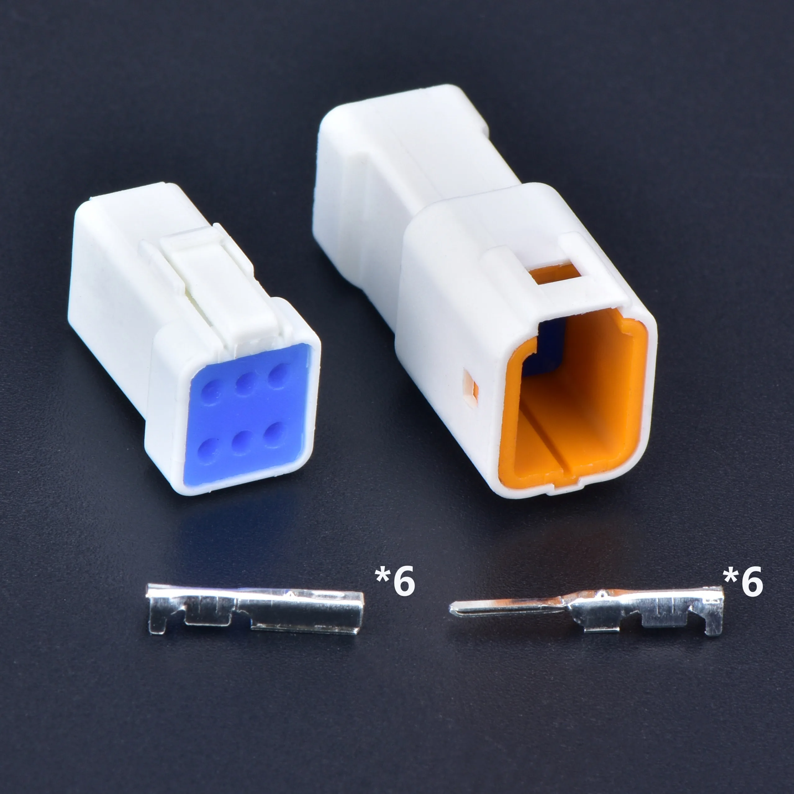 Автомобильный водонепроницаемый кабельный разъем 6-контактного типа JST JWPF, штекер или гнездо, 06R-JWPF-VSLE-S 06T-JWPF-VSLE-S