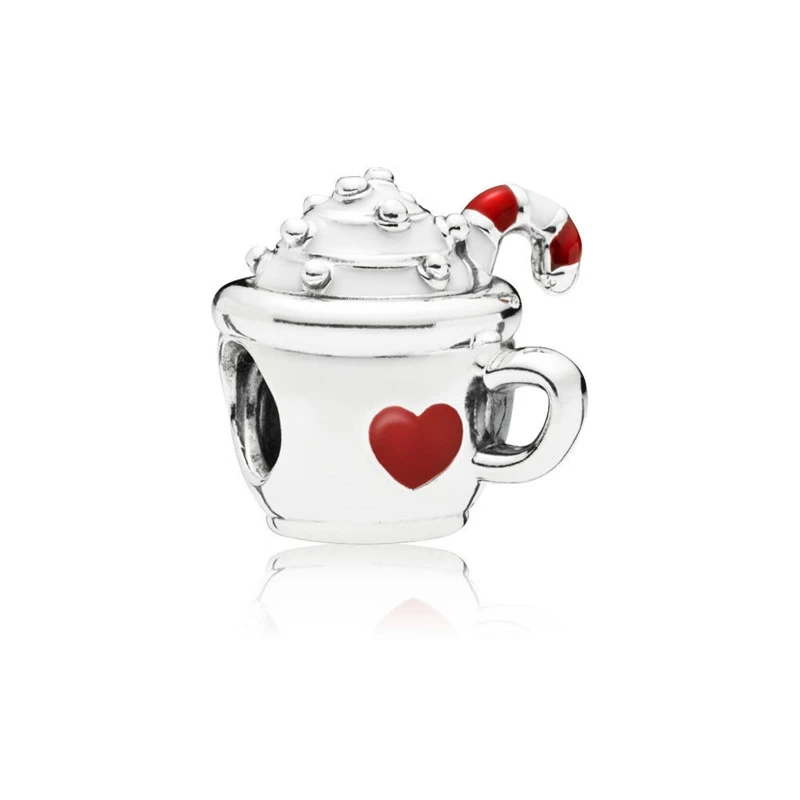 

Silver Bead Pendant Charms Fit Women Beads Bracelets Jewelry Gift