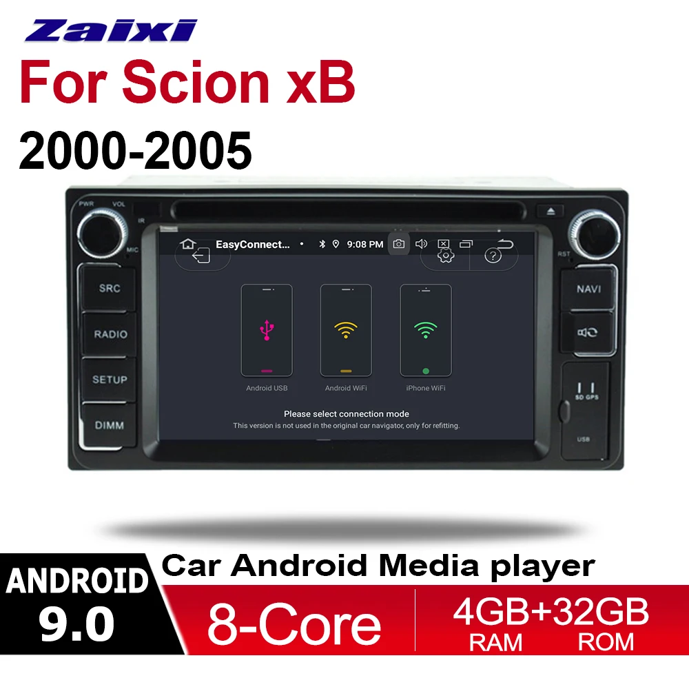 Мультимедийная система ZaiXi для Scion xB 2000 ~ 2005 2 DIN Android 9 GPS навигация Bluetooth радио