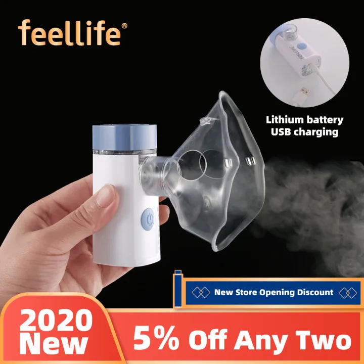 Ручной миниатюрный ингалятор Feellife бесшумный с автоочисткой для