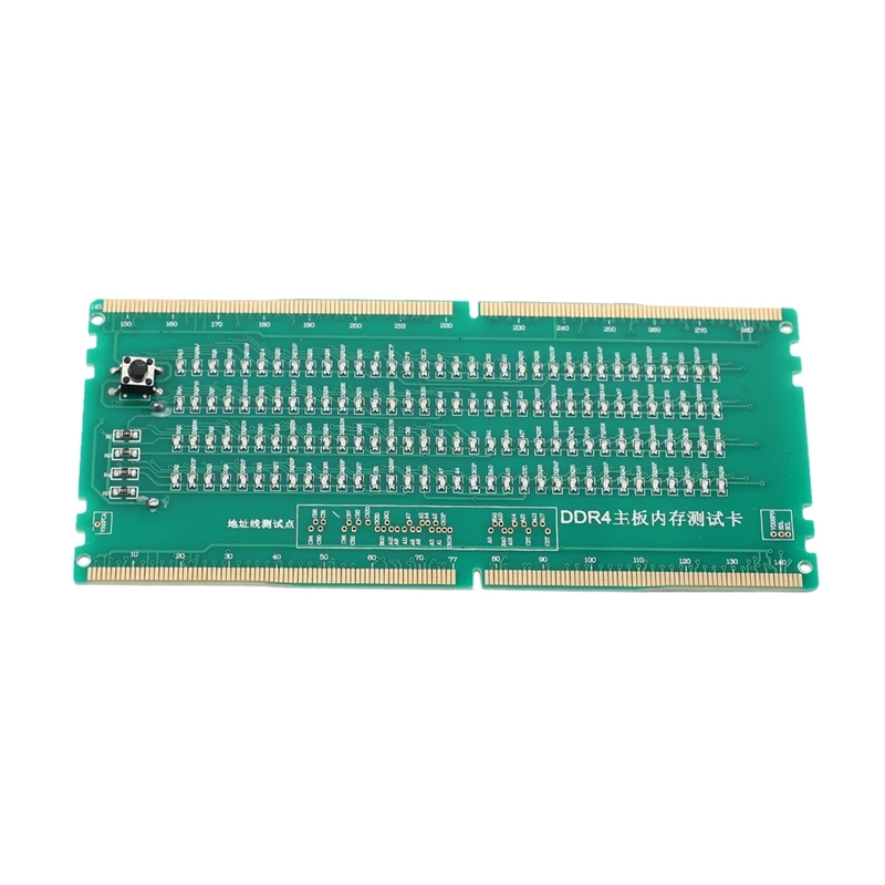 Тестовая карта памяти DDR4 со слотом RAM светодиодный анализатор для ремонта