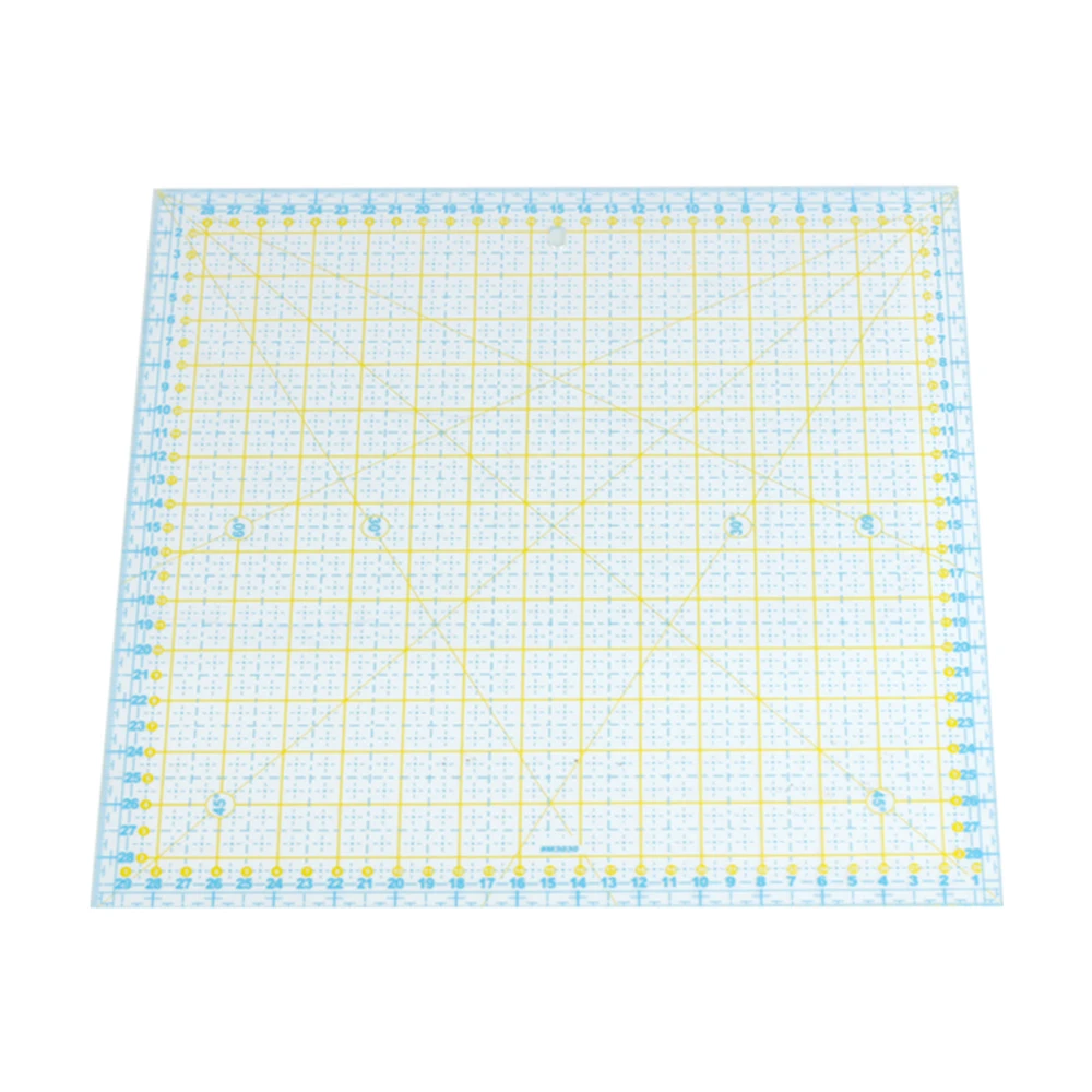 

30*30CM 1 pcs #M3030 quliting rulers (metric & imperial) Patchwork Ruler High Grade Acrylic Material Transparent Ruler Scale