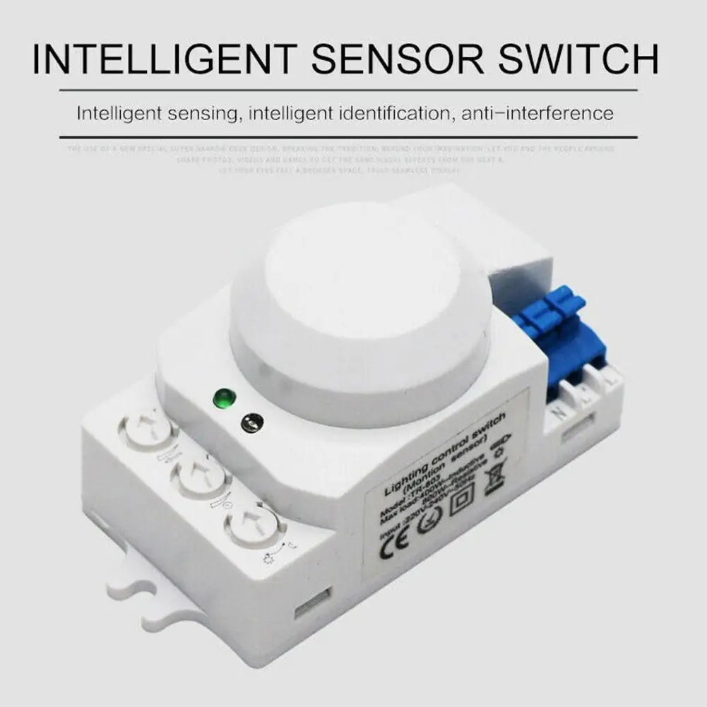 220V 230V 5 8 GHz микроволновый датчик движения PIR для переключателя на светильник