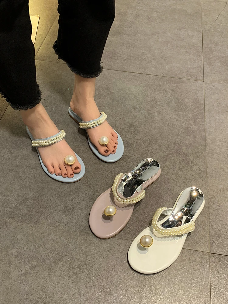 

Пляжные шлепанцы для женщин, летняя Новинка 2021, модные Универсальные шлепанцы в сказочном стиле для студентов и отдыха, шлепанцы с застежко...